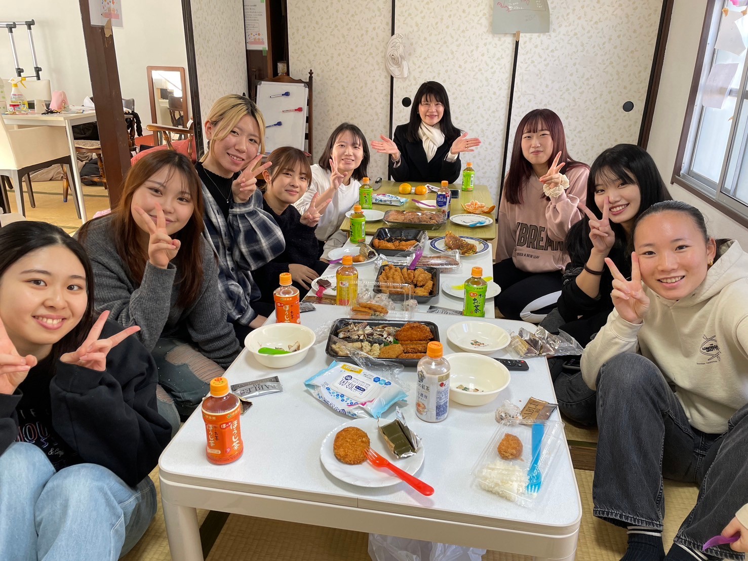 県営団地における子どもの居場所づくりの様子
