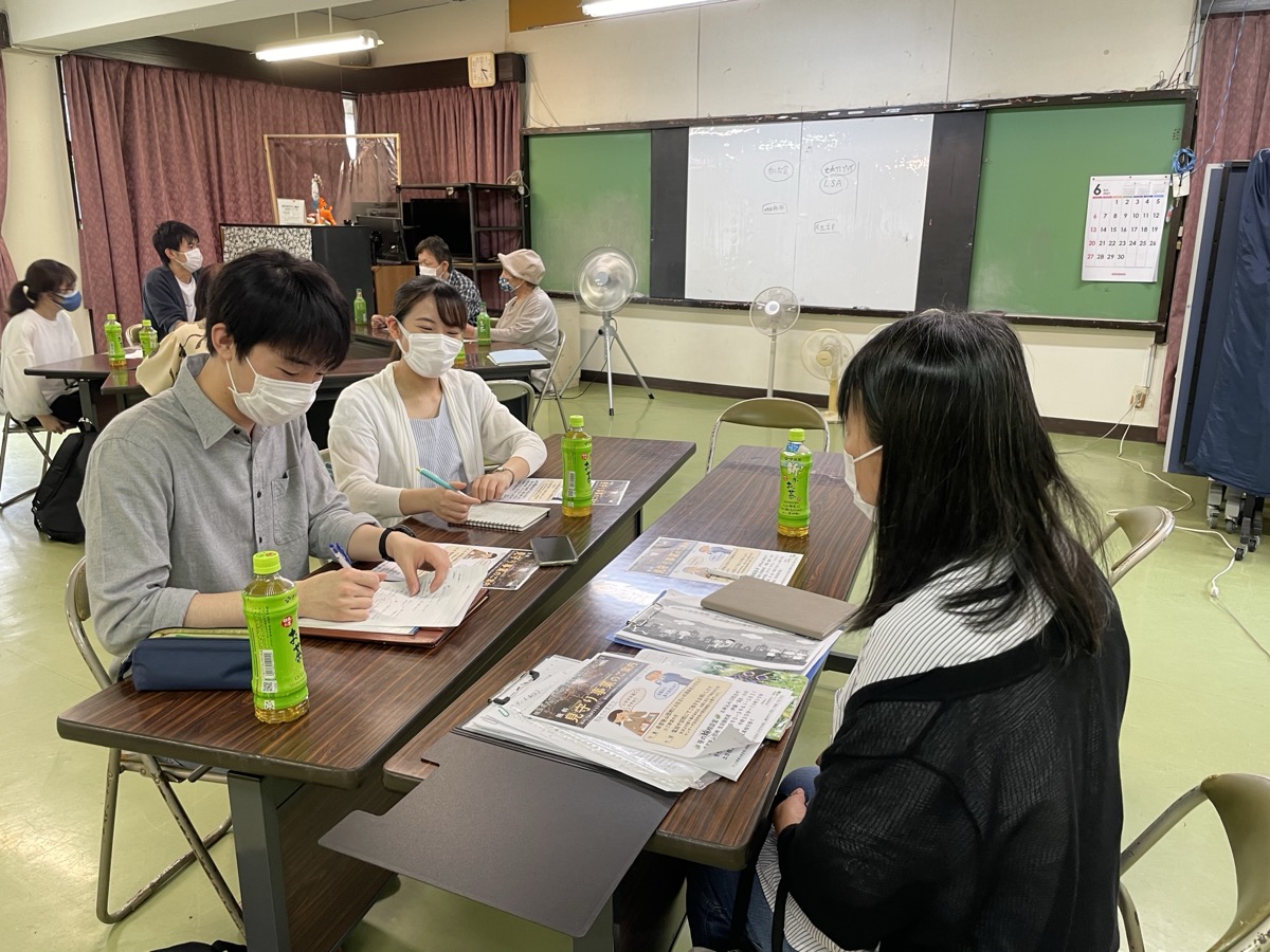 県営団地における子どもの居場所づくりの様子